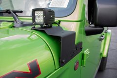 2018-Present Jeep JL Custom Pillar Mount Bracket holds 2 or 4 cubes and auxiliary spots on Left and Right Side Race Sport Lighting