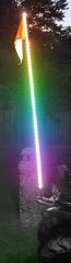 5 foot 5050 LED ATV/Jeep Flag Pole Whip RGB Multi-Color Race Sport Lighting