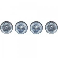 OCTANE LIGHTING 5-3/4" Halogen Sealed Beam Glass Hi & Low Headlight Bulbs H50...