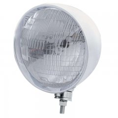 Stainless 7" "REBEL" Headlight - H6024 Bulb | Headlight - Complete Kits