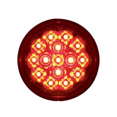 15 LED 2 3/8" Harley Turn Signal - Red LED/RedLens | Motorcycle Products