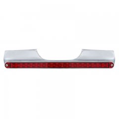 Motorcycle Rear Turn Signal Bar with 12" LED Light Bar - 19 Red LED/Red Lens | Motorcycle Products