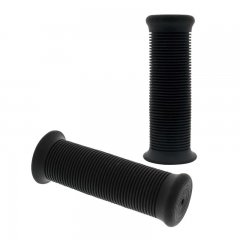 Black Motorcycle Rubber Grip Set - 7/8"/1" (22/25mm) | Shift Knobs