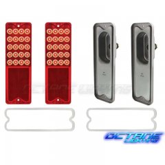 67 68 69 70 71 72 Chevy/GMC Truck LED Tail Light Lens, Gasket and Housing Pair