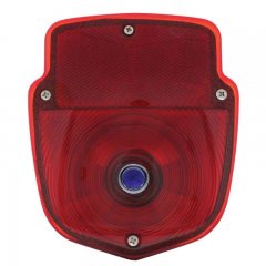 1953-56 Stainles Pick Up Tail Light Assembly w/ Blue Dot - Right | Complete Incandescent Tail Lights