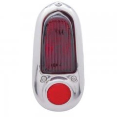 Stainless Steel 1949-50 Tail Light Assembly | Complete Incandescent Tail Lights