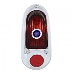 S.S. 1949-50 Tail Light Assembly - Driver w/ Blue Dot | Complete Incandescent Tail Lights