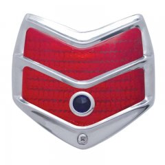 1940 Passenger Deluxe Tail Light w/ Blue Dot | Complete Incandescent Tail Lights