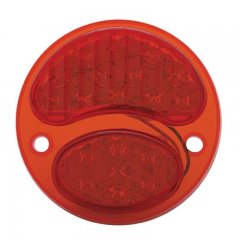 1928-31 Ford LED Tail Light - Red Lens 6V | LED / Incandescent Replacement Lens