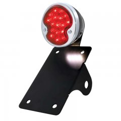 LED 1932 Ford Tail Light - Vertical w/ Stainless Rim/Stainless Housing | Motorcycle Products
