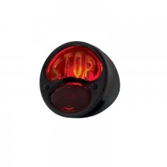 Incandescent "DUO Lamp" Tail Lamp with Black Housing - RH | Motorcycle Products