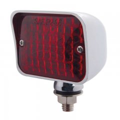 Large Rectangular Auxiliary Light - Red | Honda / Pedestal