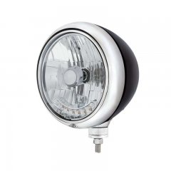 Black Guide Headlight | Vintage Headlight Bulb | Octane Lighting