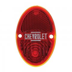 1933 - 36 Chevy Glass Tail Light Lens - Red | LED / Incandescent Replacement Lens