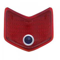 1940 Tail Light Lens - Red Glass w/ Blue Dot | LED / Incandescent Replacement Lens