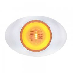 5 LED "M3 Millennium" Clearance/Marker Light - GLO Light - Amber LED w/ Clear Lens | Clearance Marker Lights