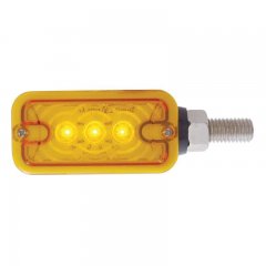 3 LED Double Face Light - Amber / Red LED/Amber / Red Lens | Honda / Pedestal