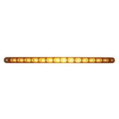 14 LED 12" Turn Signal Light Bar - Amber LED/Amber Lens | Turn Signal Lights