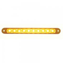 10 LED 6 1/2" Turn Signal Light Bar - Amber LED/Amber Lens | Turn Signal Lights