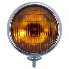 Chrome Vintage Style Amber Fog Lights - 12 V | Fog Lights