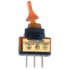 Glow Duck Bill Toggle Switch - Amber | Switches / Buttons