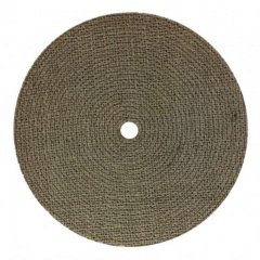 14 Blue Sisal Buff 1 1/8" Arbor 1/4" Sewn | Muslin Buff