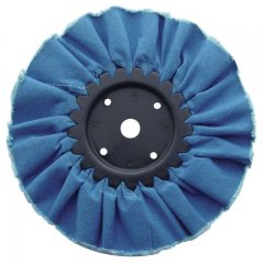 8" Blue Treated Airway Buff - 3/4" Arbor | Airway Buffs