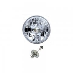 5-3/4 And Crystal Clear Halogen Headlight Diamond Headlamp 12V 60/55W H4 Conversion Light Bulb