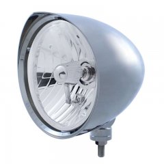 "CHOPPER" Headlight w/ Razor Visor - Crystal H4 Bulb | Headlight - Complete Kits