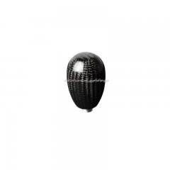 Carbon Fiber 5 Speed Manual Gear Shift Lever Aluminum Shifter Knob Jdm Rs Black