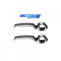 Car Rear Chrome Interior Inside Door Handles - Pair