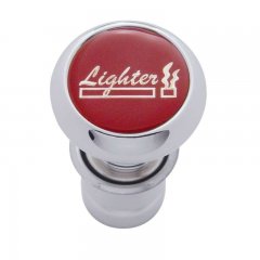 Deluxe Cigarette Lighter - Red Glossy Sticker | Cigarette Lighters / Accessories