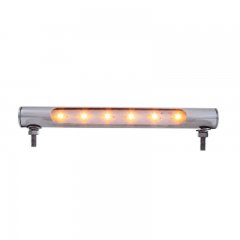 6 LED Stainless Tube Light - Amber LED | License Plate Accessories