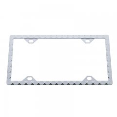 Chrome Diamond License Frame | License Plate Frames