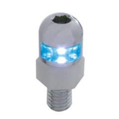 1 LED License Fastener - Blue LED | License Plate Accessories