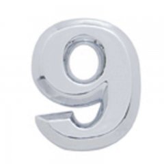 Chrome Letter - 9 | Letters / Scripts