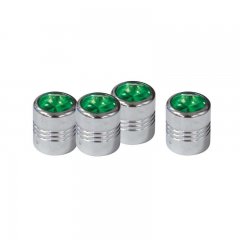 Diamond Valve Caps - Green | Valve Stem Caps