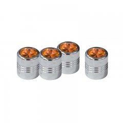 Diamond Valve Caps - Amber | Valve Stem Caps