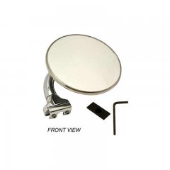 STREET ROD 4 And STAINLESS STEEL UNIVERSAL PEEP MIRROR LEFT OR RIGHT DOOR CHROME