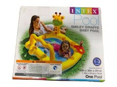 Intex Pool Smiley Giraffe Baby Pool Ages 1-3 44" x 36" x 28.5"