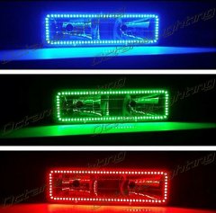88-98 Chevy GMC Truck Color Changing LED RGB Upper Headlight Halo Ring One Each