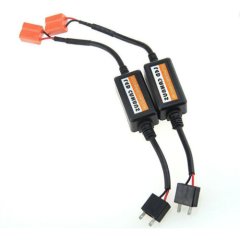 H7 LED Error Canceler Anti No Flicker Capacitor Headlight Canbus Fix Plug Pair