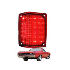 70 71 72 Chevy El Camino Red LED LH Driver Side Tail Brake Signal Light Lens