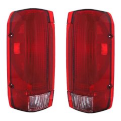 90 91 92 93 94 95 96 Ford F-150 250 350 Truck & Bronco Tail Light Assemblies Pr