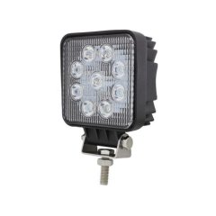 Square HP 9 LED Competition Series Stud Mount Work Light Off Road 4WD Fits Jeep