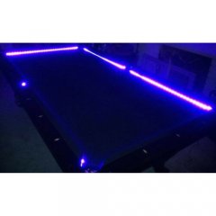 Bar Billiard Pool Table Bumper LED RGB Color Changing Light Beat To Music Remote