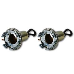 1156 Single Contact Reverse Back Up Park Tail Light Lens Bulb Socket Holder PAIR