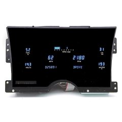 Dakota Digital 88-91 Chevy GMC Truck Gauge Dual Color Blue/Teal VFD3-88C-PU-U-Z