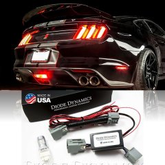 15-19 Ford Mustang 4th Brake LED Running Tail Back Up Reverse Light Bulb Kit