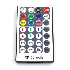 Replacement 28 Key 7 Color RF RGB Remote Control for Controller Brain Unit